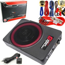 Cerwin-vega Vpas10 550w 10 Slim Under Seat Powered Mosfet Amp 8 Gauge Amp Kit
