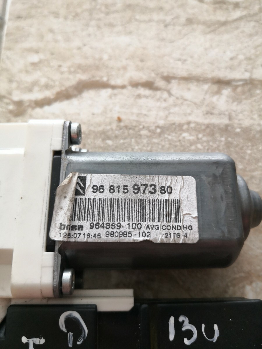 Citroen C5 2005/Left Front/Window regulator motor/9681597380