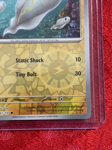 Pokémon TCG Tynamo SV03: Obsidian Flames 067/197 Reverse Holo Common - Picture 5 of 7
