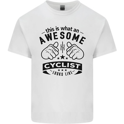 Tolles Radfahrer sieht aus Radfahren Herren Baumwolle T-Shirt Tee Oberteil