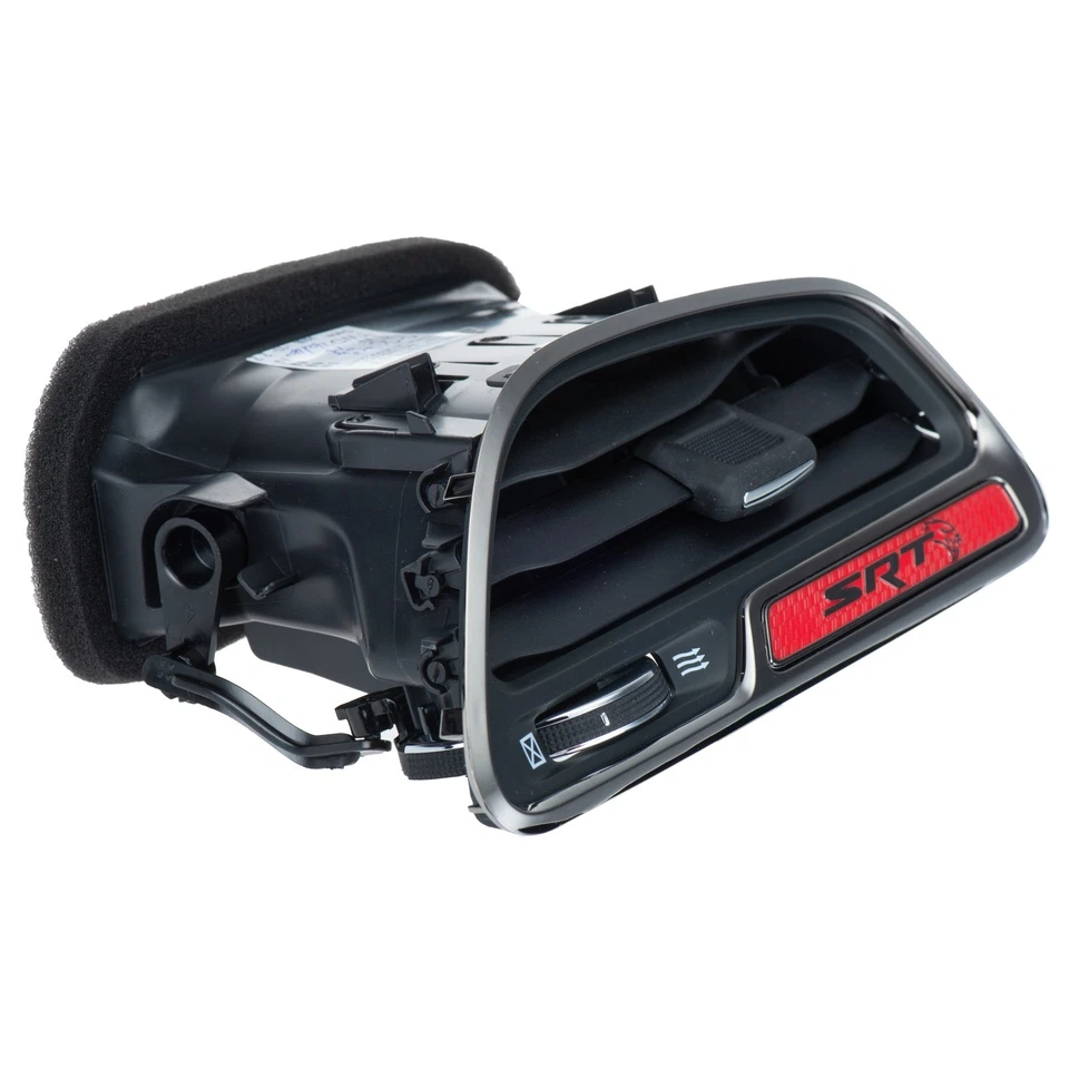 Dodge Challenger Hellcat 2018 aire acondicionado calefacción salida de ventilación negro y rojo OEM Mopar Foto 2 de 4