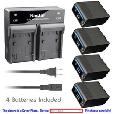 Kastar Battery Rapid Charger for Sony NP-F990PRO CCD-TR8100 CCD-TR845 CCD-TR913