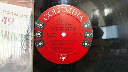 JOS CLEBER Vinyl LP Music of the City Amsterdam 1968 Mono Shrink NM - Picture 2 of 3