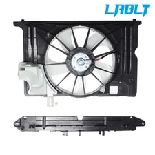LABLT For 14-19 Toyota Corolla SE LE XSE Radiator Condenser Cooling Fan Assembly