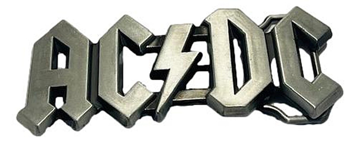 ACDC Classic Rock Band Metal Silver Belt Buckle | eBay