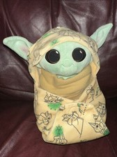 10.5  Grogu Baby Yoda Plush In Swaddle Star Wars Disney Parks Babies