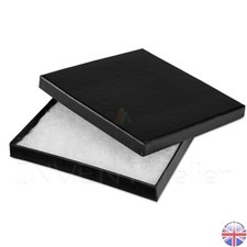 Thin Black Gift Box Texture Paper Covered Filled By Cotton Fits Large Letter