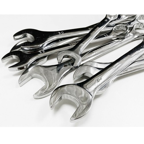 8 Combination Metric Jumbo Spanners 20 - 32mm. 8 Large CRV Spanners one set - Picture 3 of 9