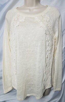 Blouse Femme Cato Blanche Manches Longues - Taille S, Col V, Basique, Neuve Avec étiquettes