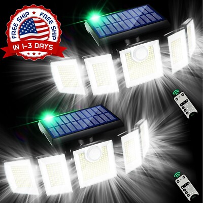 Farola Solar Exterior Resistente Al Agua, Superbrillante Durante Más De 32Ft NEW