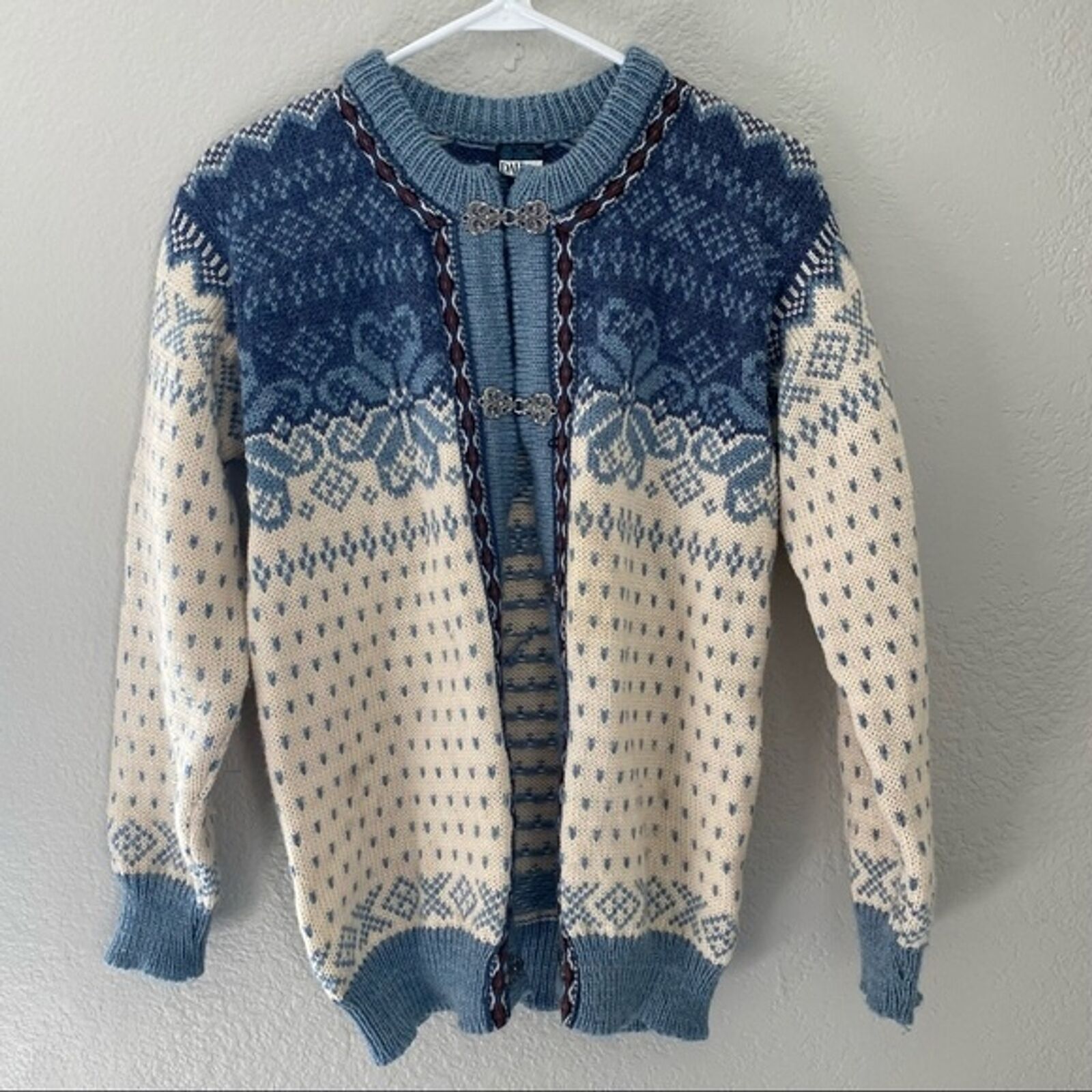 Dale of Norway Wool Nordic Cardigan Sweater size … - image 1