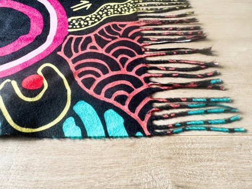 ABORIGINAL SCARF - JUSTIN BUTLER - AUSTRALIA, INDIGENOUS, GIFT, SOUVENIR - Bild 7 von 7