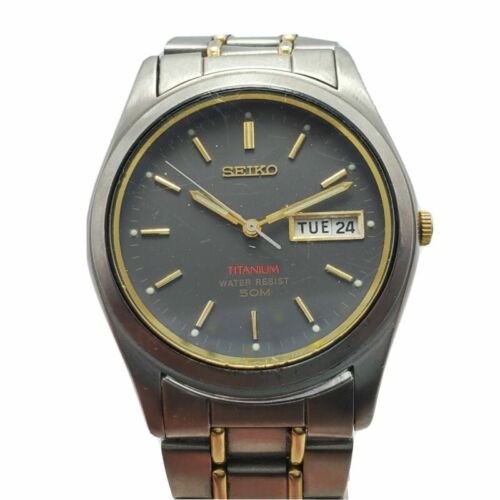 SEIKO Men\'s Blue eBay Bracelet Quartz Watch | Valentine Classic SUR341 Steel Gift