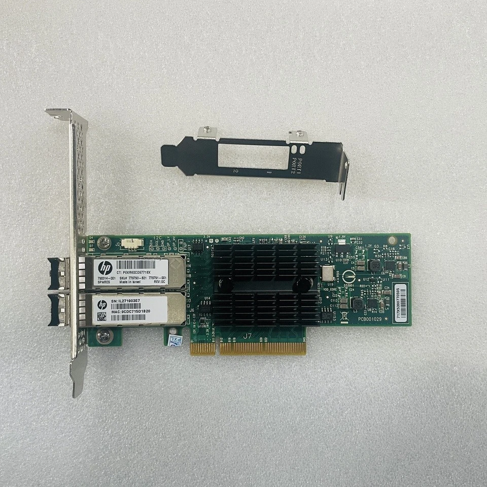 HP Ethernet 10Gb 2-port 546SFP+ Adapter 546SFP = MCX312B +455885-001 SFP network - Image 3 of 4