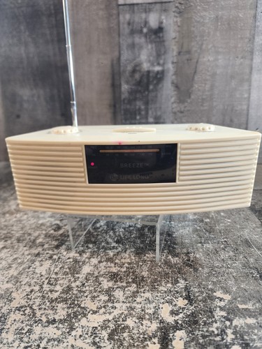 Vintage Lifelong Portable AM FM Radio Breeze Approx 8" x 3" x 3" Working - Afbeelding 6 van 10