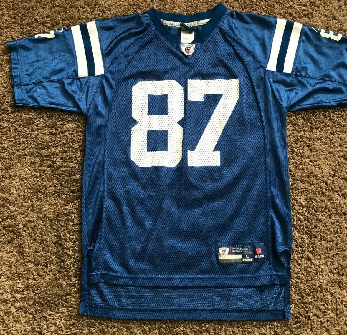 INDIANAPOLIS COLTS # 87 WAYNE NFL JERSEY BY TEAM REEBOK SIZE YOUTH