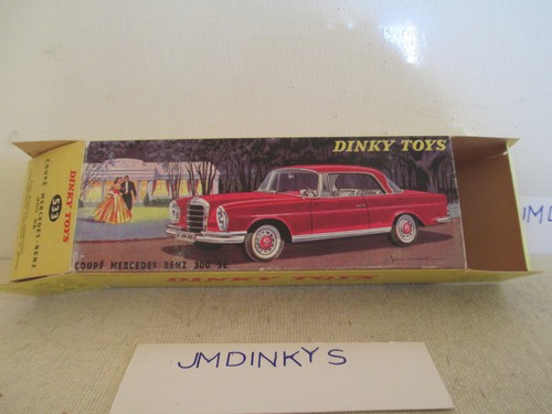 DINKY 533 MERCEDES BENZ 300 SE COUPE MIB 9 EN BOITE VERY NICE LOOK - Foto 17 di 18
