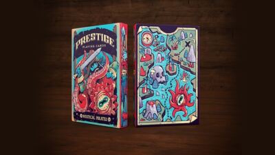 Mystische Piraten Spielkarten, ein tolles Geschenk für Pokerspieler und Sammler