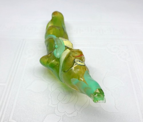 Vintage glass Christmas tree Ornament Lawyer Peas Cippolino collection USSR - Afbeelding 8 van 10