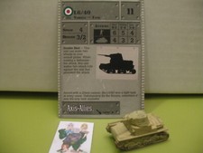  Axis  Allies Miniatures EASTERN FRONT L6/40 with card 54/60 