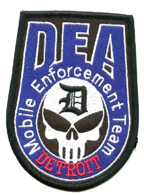 Department Von Justice Dea Drug Enforcement Agency Handy Team Detroit Aufnäher