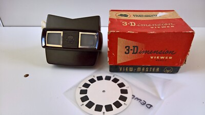 SAWYERS VIEW-MASTER MODEL E (1955 und 1961) BAKELIT 3-DIMENSION BETRACHTER