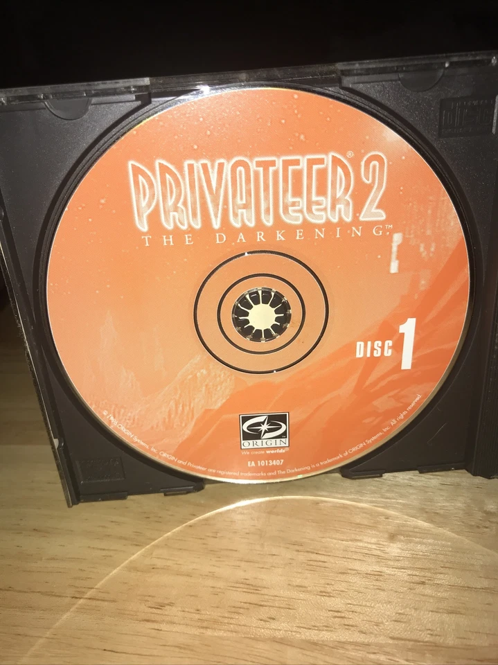 Wing Commander: Privateer 2 -- The Darkening (PC, 1996) No Booklet Free Shipping - Image 3 of 4