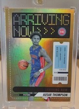 2023-24 NBA Hoops Ausar Thompson Rookie Gold Holo Arriving Now Ticket SP🔥🔥