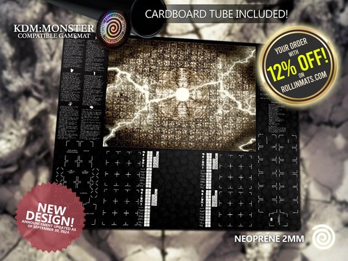 Kingdom Death: Monster compatible Gamemats - 第 1/18 張圖片