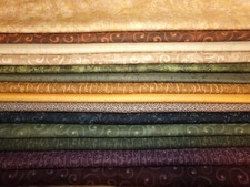 NANCY HALVORSEN Benartex HARVEST SPRING Love IS Cotton FABRIC U-PICK 1/2 YD