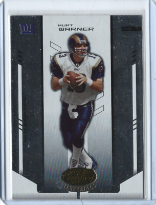 2004 Leaf Certified Materials Kurt Warner Card #107   HOF'er  