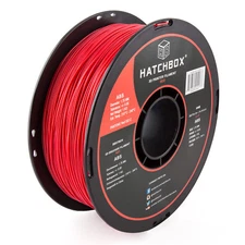 HATCHBOX ABS 1.75 mm 3D Printer Filament in Red, 1kg Spool