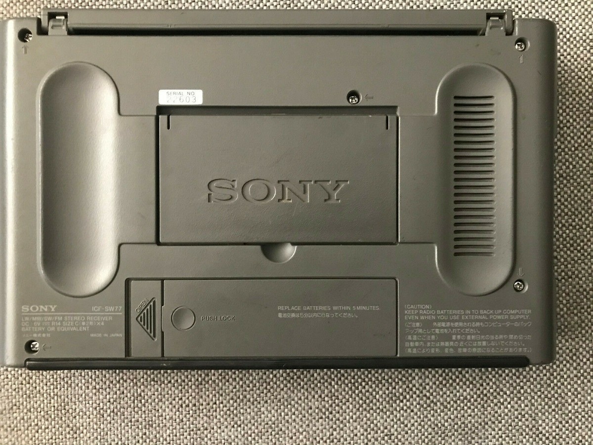 Sony ICF-SW77 Made in Japan | eBay