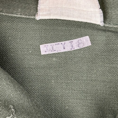 Vintage US Army Shirt Medium OG 107 Green Vietnam War 416th Engineer Brigade - Picture 5 of 15