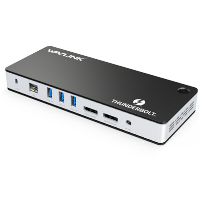 Thunderbolt 3 Dock 135W Power Supply 8K Dual 4K Display 40Gbps Transfer Speed
