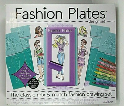 Fashion Plates Design Set by Kahootz - 1x for sale online | eBay