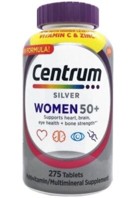 Centrum Silver MultiVitamin Complete Vitamin 275 Tabs Women Over50+ FAST SHIP