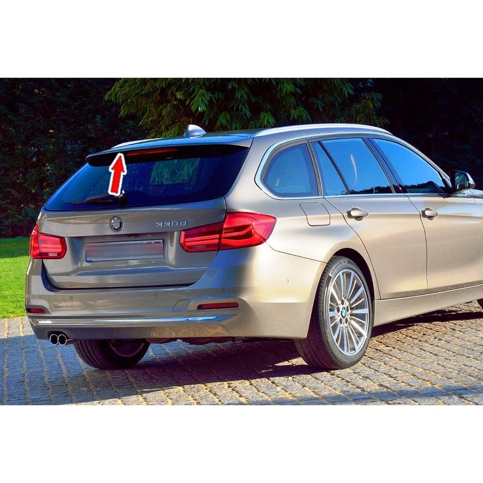Unpainted FRP For BMW F31 Wagon P Style Rear Trunk Spoiler 328i 12-18 Foto 4 de 4