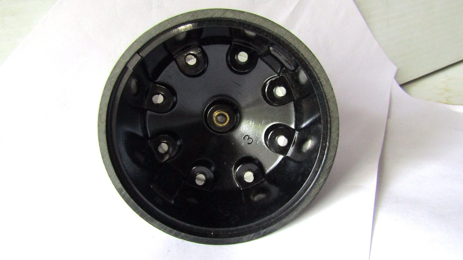 F932 WELLS DISTRIBUTOR CAP VINTAGE PREMIUM BRASS CENTER CONTACT eBay