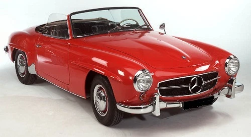 КОМПЛЕКТ КОВРОВ MERCEDES BENZ W121 190SL 1955-1963 НЕМЕЦКОЕ ОРИГИНАЛЬНОЕ КВАДРАТНОЕ ПЛЕТЕНИЕ 14 шт. - Изображение 2 из 4