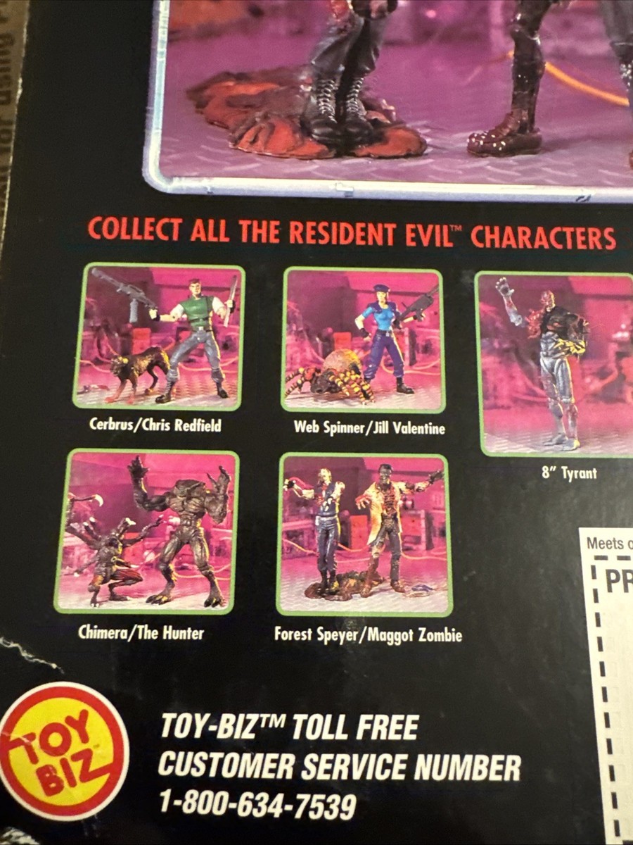 ゲームキャラクター RESIDENT EVIL ZOMBIE FOREST SPEYER Resident Evil Zombie Forest Speyer 5 Action Figures Toy Biz