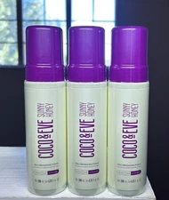 3 X COCO & EVE Sunny Honey Bali Bronzing Foam Ultra Dark 6.7oz - NEW & SEALED