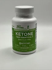 Real Ketones Ketone Bio Identical, Keto Electrolytes Supplement 60 Caps Exp 2/26