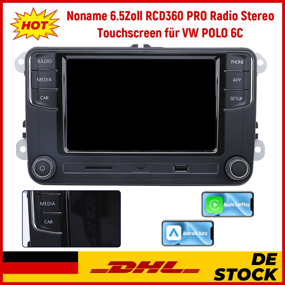NONAME Carplay Android autoradio stereo per VW MQB POLO 6C DE RCD360 RCD330