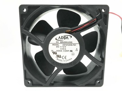 1PC ADDA 12CM 12038 AD1212HS-F51 12V 0.50A Gale volume cooling fan  *wq