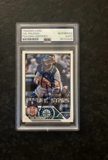 CAL RALEIGH SIGNED AUTOGRAPH 2023 TOPPS PSA DNA DUMPER MARINERS AUTO