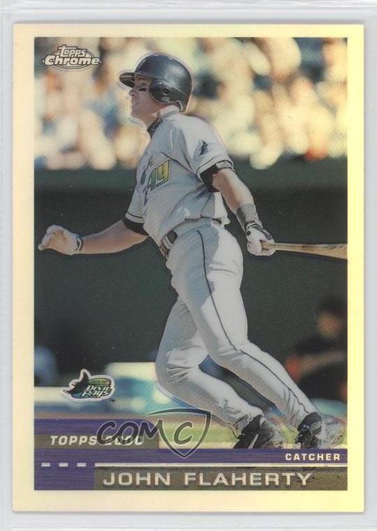 2000 Topps Chrome Refractor John Flaherty #75 6m1