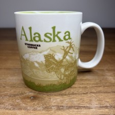 VTG Hard to Find Starbucks ALASKA Global Icon Collector Series Mug 2012 Elk Bear