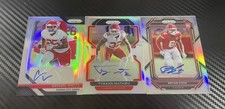 Chiefs Prizm Football Card Lot - Armani Watts, Tyrann Mathieu & Bryan Cook Auto
