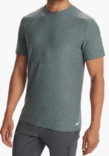 Vuori Strato Tech Tee Men’s Super Soft Stretch T-Shirt in Kashmir Heather-Large